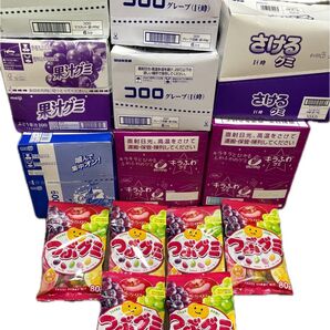 コーラアップ6袋 つぶグミ6袋 コロロ巨峰12袋 コロロシャインマスカット6袋 キラふわグミ12袋 他、商品詳細にて明記。全62袋