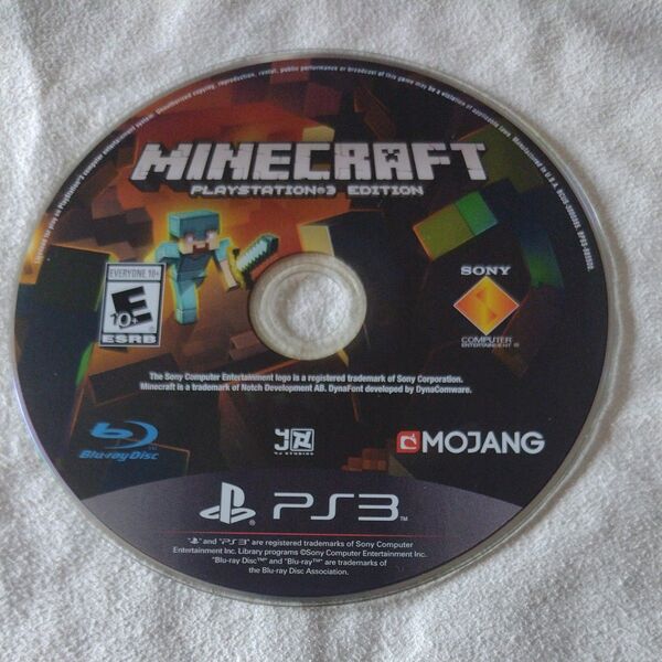 Minecraft PS 3 ディスクのみ