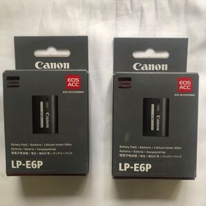 キヤノン バッテリーパック LP-E6P 2個 新品