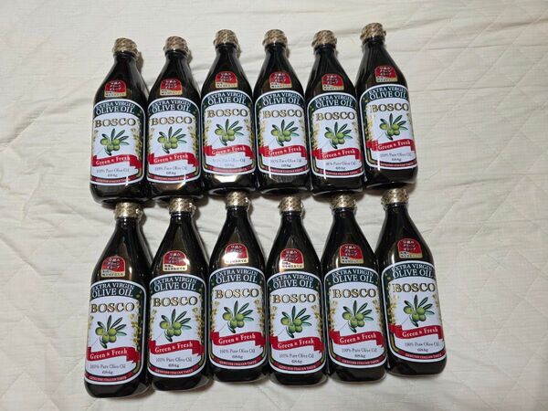 BOSCO エキストラバージンオリーブオイル 684g まとめ売り12本