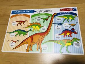 《美品！海外購入品！》LEARNING MAT ラーニングマット　Dinosaurs ☆