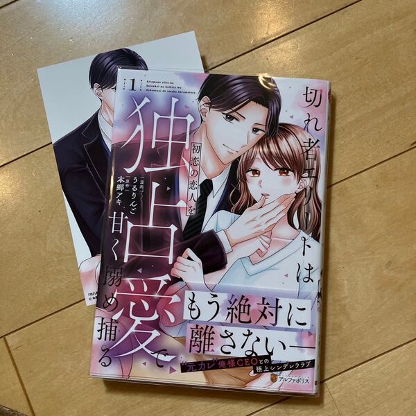 切れ者エリートは初恋の恋人を独占愛で甘く搦め捕る 1 (Eternity COMICS) 本郷アキ/原作 うるりんご/漫画