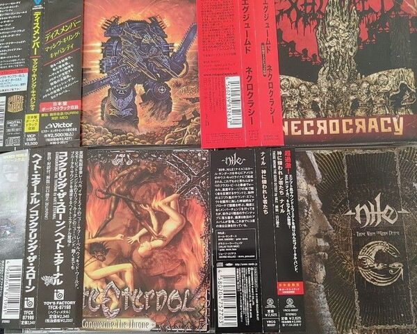 デスメタル国内盤4枚セット ヘヴィメタル CD 日本盤 帯付