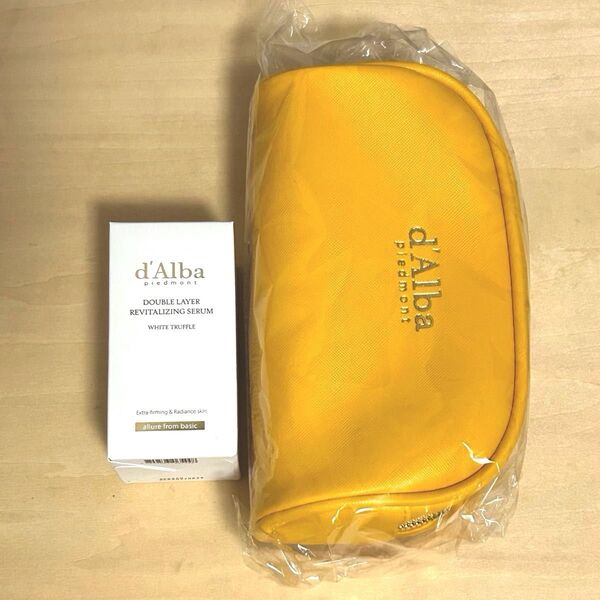 d'Alba ダルバ ダブルレイヤー リバイタライジングセラム 新品 ポーチ 美容液