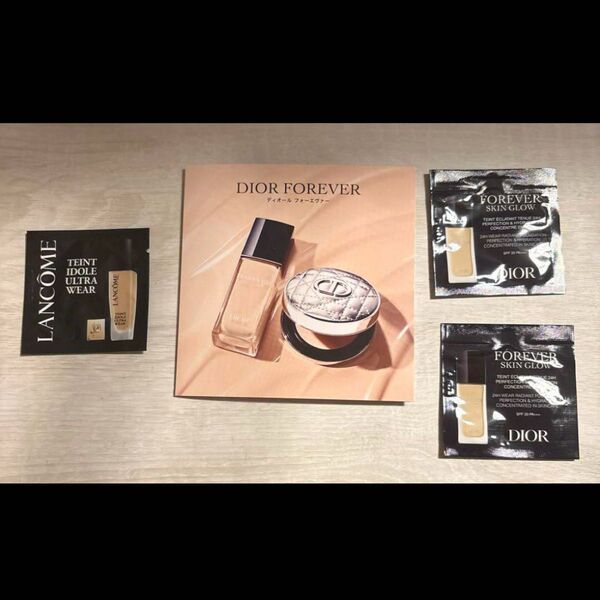 ☆新品☆DIOR ディオール スキンフォーエヴァーフルイドグロウ サンプル 2点