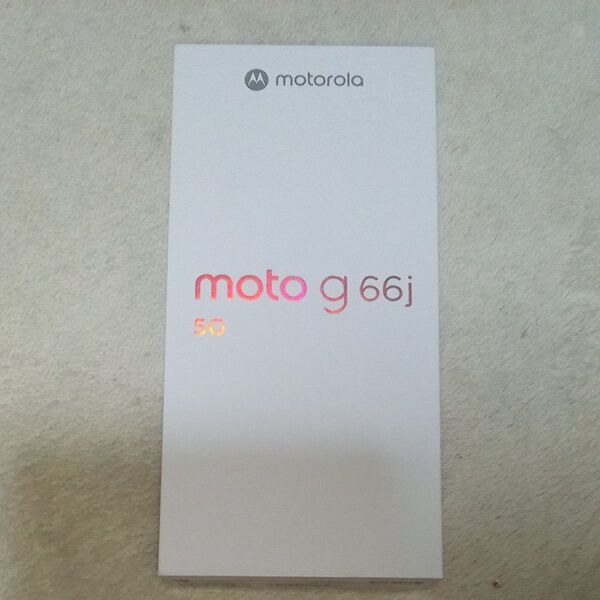 新品未使用 moto g 66j 5g ブラック 8GB/128GB SIMフリー