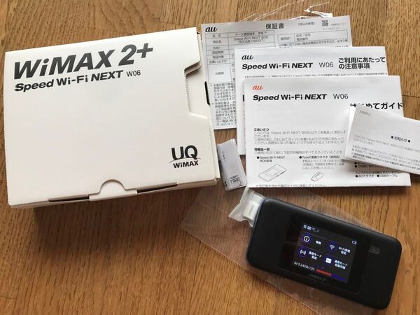 UQ WiMAX Speed Wi-Fi NEXT W06 モバイルルーター
