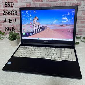 ★中古SSD256GB メモリ8GB★A576/PX i3-6100U Bluetooth Win11 ノートPC551