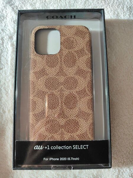 COACH iPhone12pro Max用(6.7インチ)ケース ブラウン 未使用