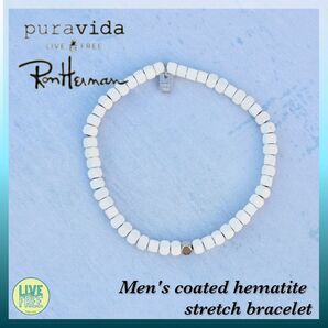 RonHerman★ Pura Vida ブレスレット★ベッカム愛用・日本未発売 ホワイト
