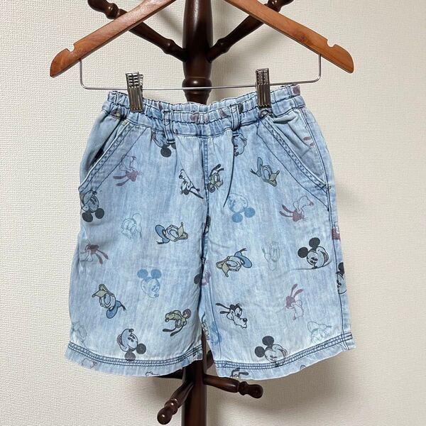 KID'S ROCKET ディズニー総柄 ハーフパンツ キッズ120cm
