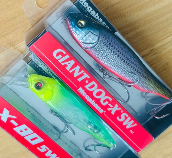 新品2個セット メガバス X-80 ハチマル SW / GIANT DOG-X SW Limited Color 限定 SP-C