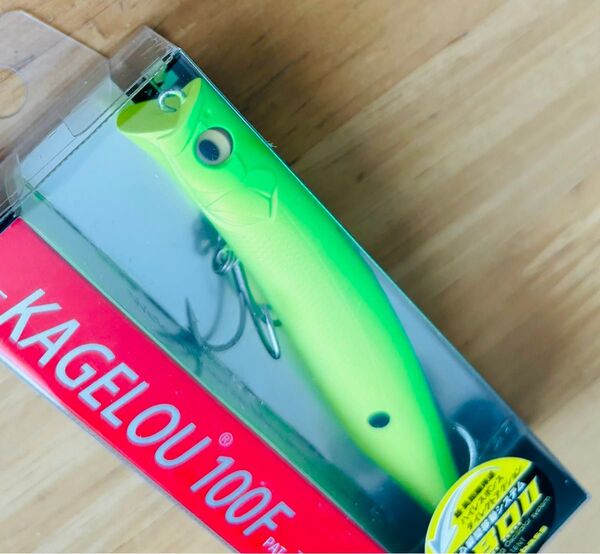 新品 Megabass メガバス カゲロウ 100F 限定 Limited SP-C LIME GREEN MAT CHART