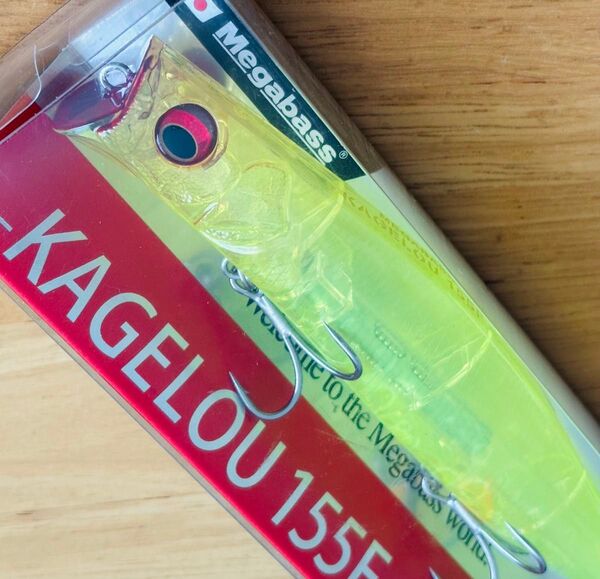 新品 Megabass メガバス KAGELOU カゲロウ 155F GP YELLOW VENUS イエローヴィーナス