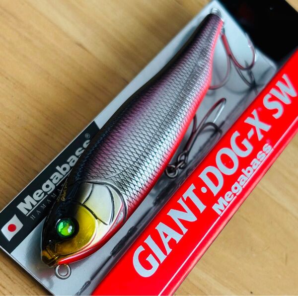 開封済未使用 メガバス Megabass ジャイアントドッグ GIANT DOG-X SW M KATAKUCHI RBII