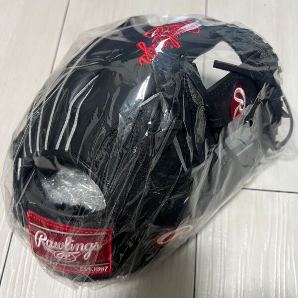 【タグ付き 未使用品】一般軟式・グローブ ローリングス 内野用・大人用 ブラック