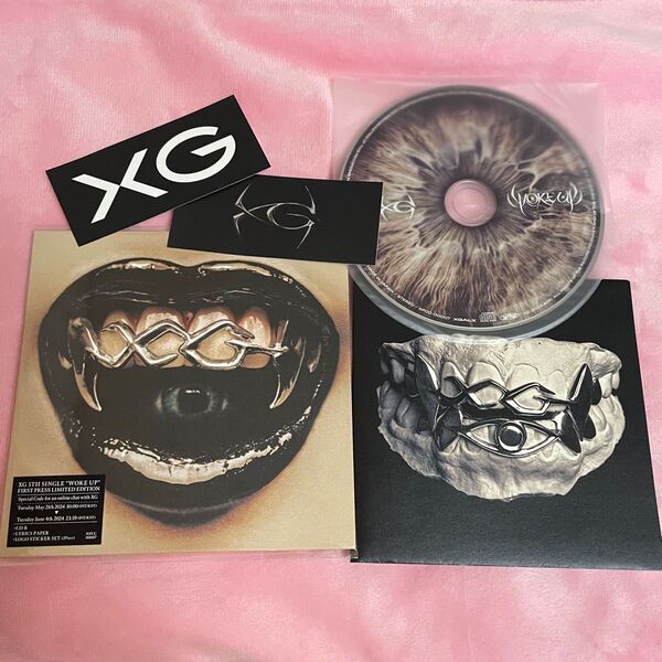 XG WOKE UP 初回限定盤 CD ステッカー 未開封 ジュリン チサ ヒナタ ハーヴィー ジュリア マヤ ココナ