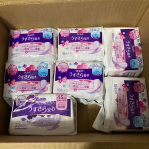 ウィスパー うすさら吸水 吸水ナプキン 中量用 50cc さわやかな香り 18枚6セットとおまけ45cc 1セット