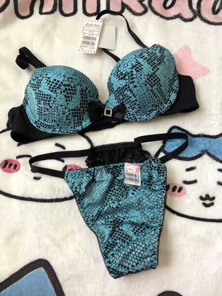 02 エメフィール aimerfeel ブラジャー Tバック ショーツ セット 廃盤品