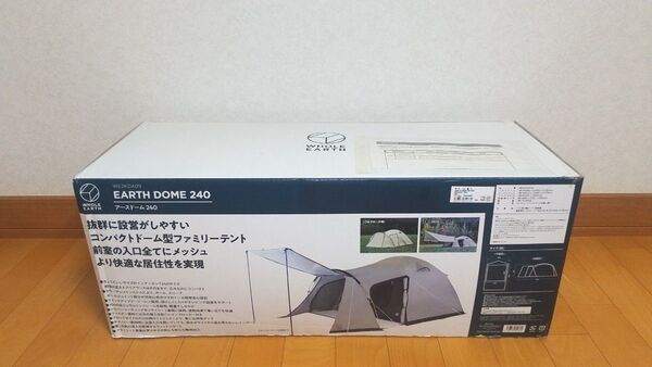 【新品】Whole Earth ホールアース アースドーム 240 アウトドア キャンプ テント 防虫 3~4人用