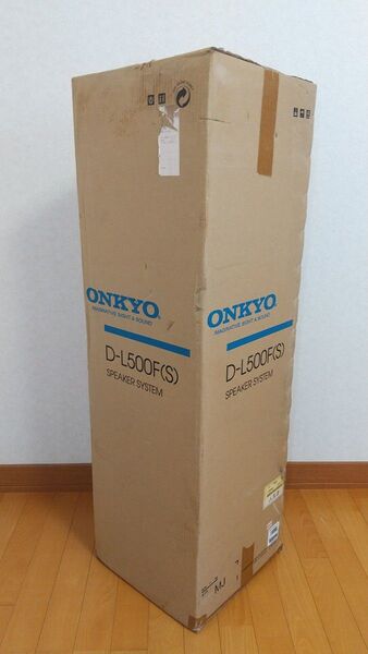【新品未開封】希少 ONKYO オンキョー D-L500F SIGHT & SOUND ペア スピーカー システム オーディオ機器