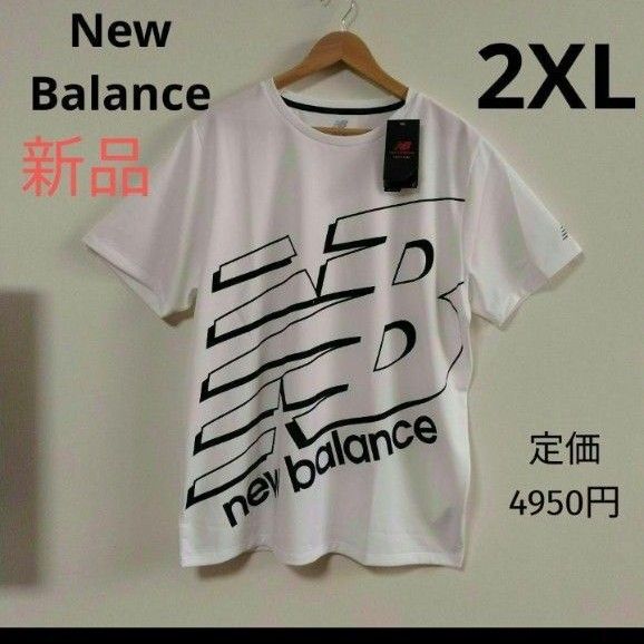 新品NewBalance 半袖Tシャツ ビッグロゴ ニューバランス 2XL