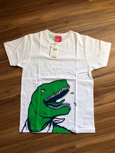 未使用品 半袖Tシャツ キッズ 恐竜プリントOJICO