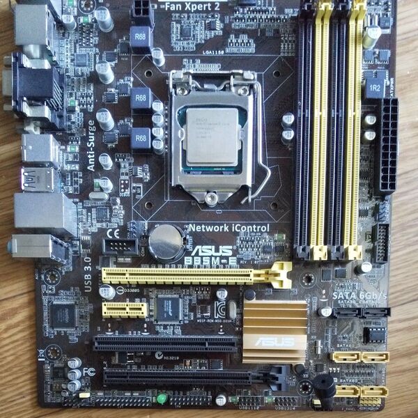ASUS マザーボード b85m-e g Intel CPU Pentium G3258 メモリー クーラー