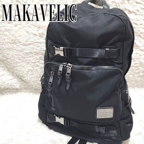 大容量 A4収納 13インチPC収納 通勤 通学 リュック MAKAVELIC バックパック ブラック