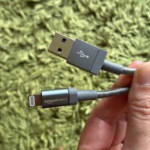 USB ライトニングケーブル Amazon basic 2m