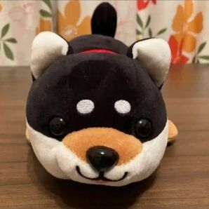 【ハッピーまめしば】黒柴ぬいぐるみ