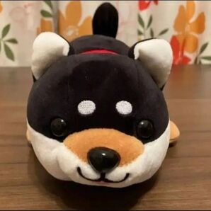 【ハッピーまめしば】黒柴ぬいぐるみ