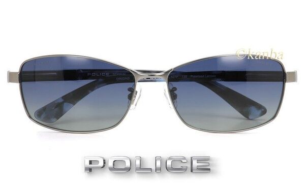 POLICE ポリス 偏光サングラス 2025年モデル 正規品 偏光レンズ チタンフレーム フルリム Q04J-627P