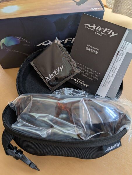 AirFly スポーツサングラス ブラウン 未使用 新品 AF-402 C-3