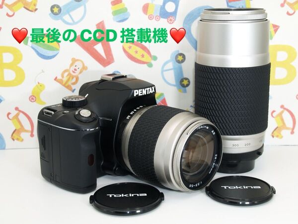◆ペンタックス k-m 一眼レフカメラ(ダブルズーム)◆