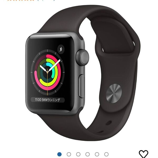 Apple Watch Series 3 GPSモデル 38mm スペースグレイ