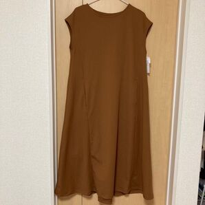 フレンチスリーブ ロングワンピース