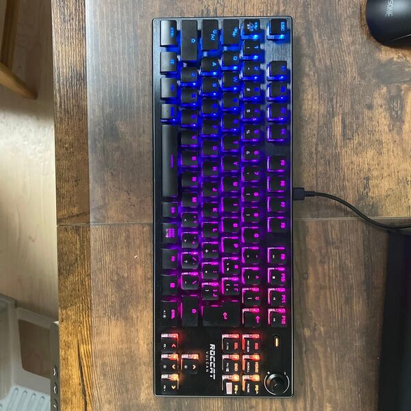 ROCCAT Vulcan TKL コンパクトメカニカル RGB ゲーミングキーボード ROC-12-285(ブラック)