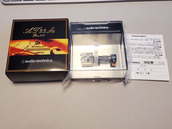 audio-technica AT33Sa MC型 ステレオカートリッジ シバタ針 オーディオテクニカ MCカートリッジ