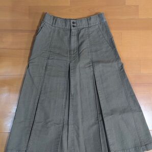 スタジオクリップ フレアスカート カーキ