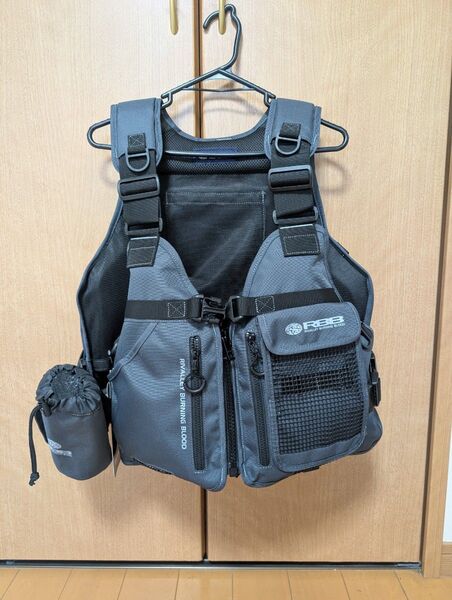 RBB ロックショアショートベスト チャコール