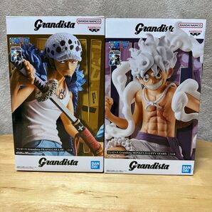 ワンピース Grandista モンキー・D・ルフィ ギア5 & トラファルガー・ロー (フィギュア) セット