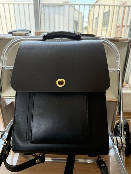 【良品】HERZ 本革 ランドセル型 レザー