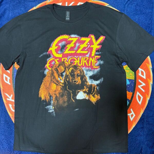 OZZY OSBOURNE Tシャツ サイズL 新品 オジー・オズボーン バンT オフィシャル ヘヴィメタル R.I.P