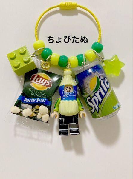 じゃらじゃらキーホルダー シュワッとスプライトくん