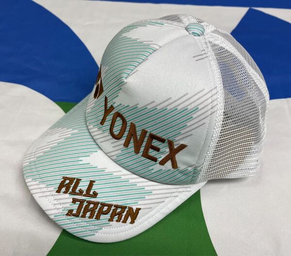 YONEX '25年 カタログ未掲載 数量限定 ALL JAPAN メッシュキャップ(UNI)