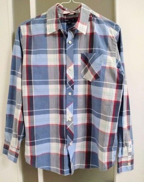 GAP KIDS*チェックのボタンダウンシャツ*160cm*ギャップ 長袖シャツ