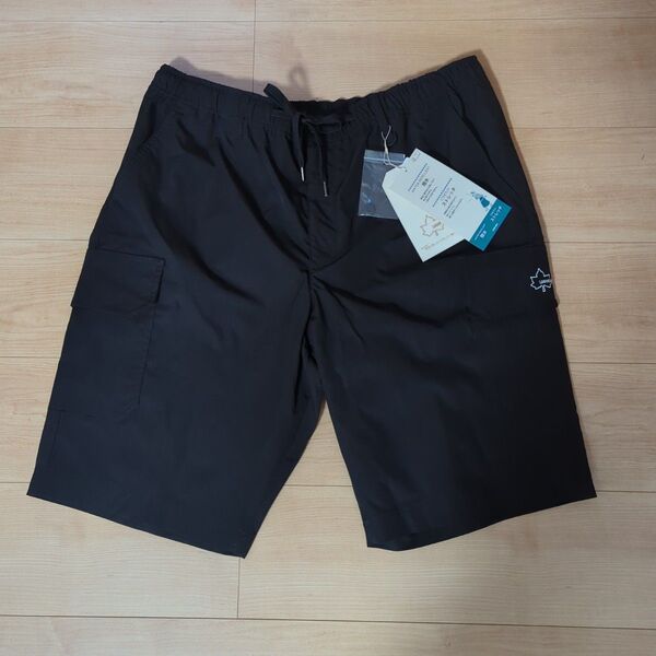 【新品】LOGOS DAYS メンズ ハーフパンツ 黒 LL