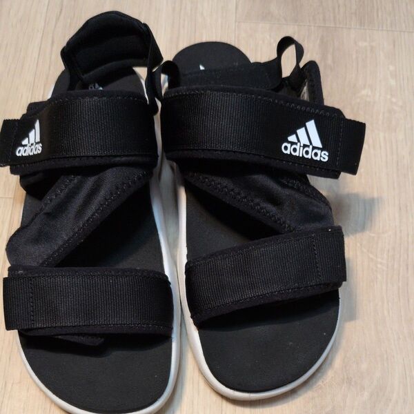 adidas スポーツマンシップサンダル 黒 サンダル ビーチ ブラック スポーツサンダル