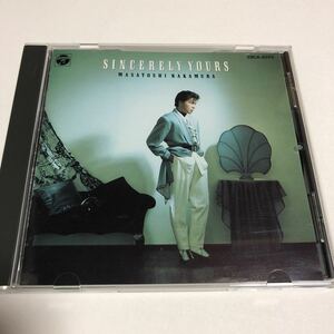 即決★CD★中村雅俊★SINCERELY YOURS シンシアリー・ユアーズ